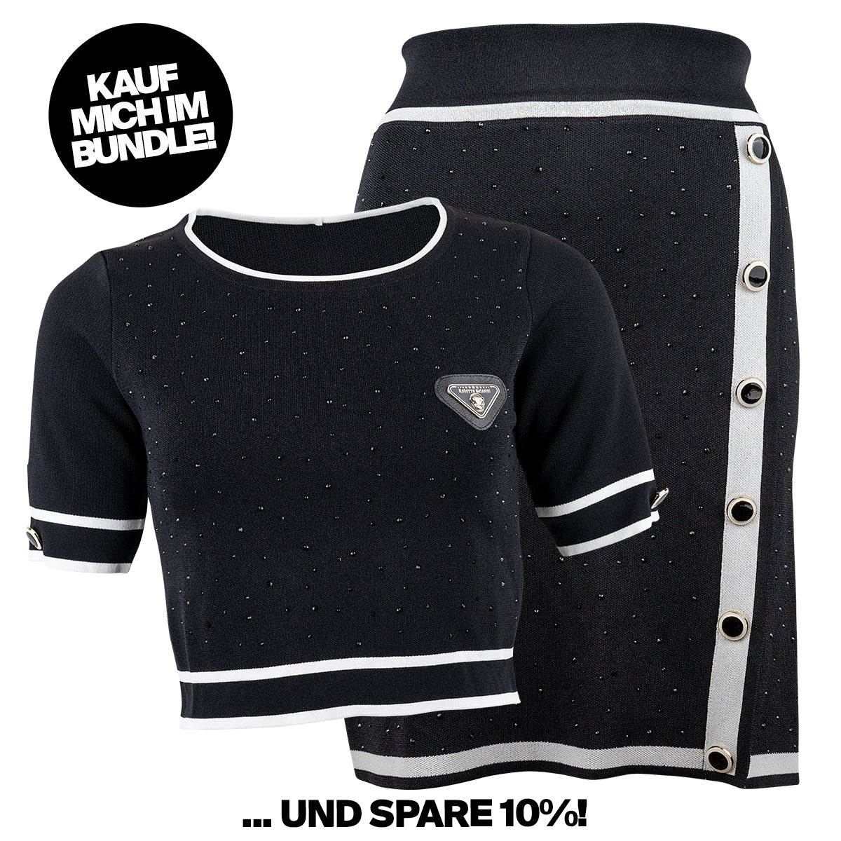 Strickpullover Princess Schwarz