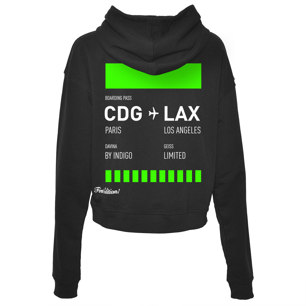 Jetsetter Hoodie Black Paris-LA
