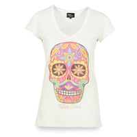 Bunter Totenkopf T-Shirt
