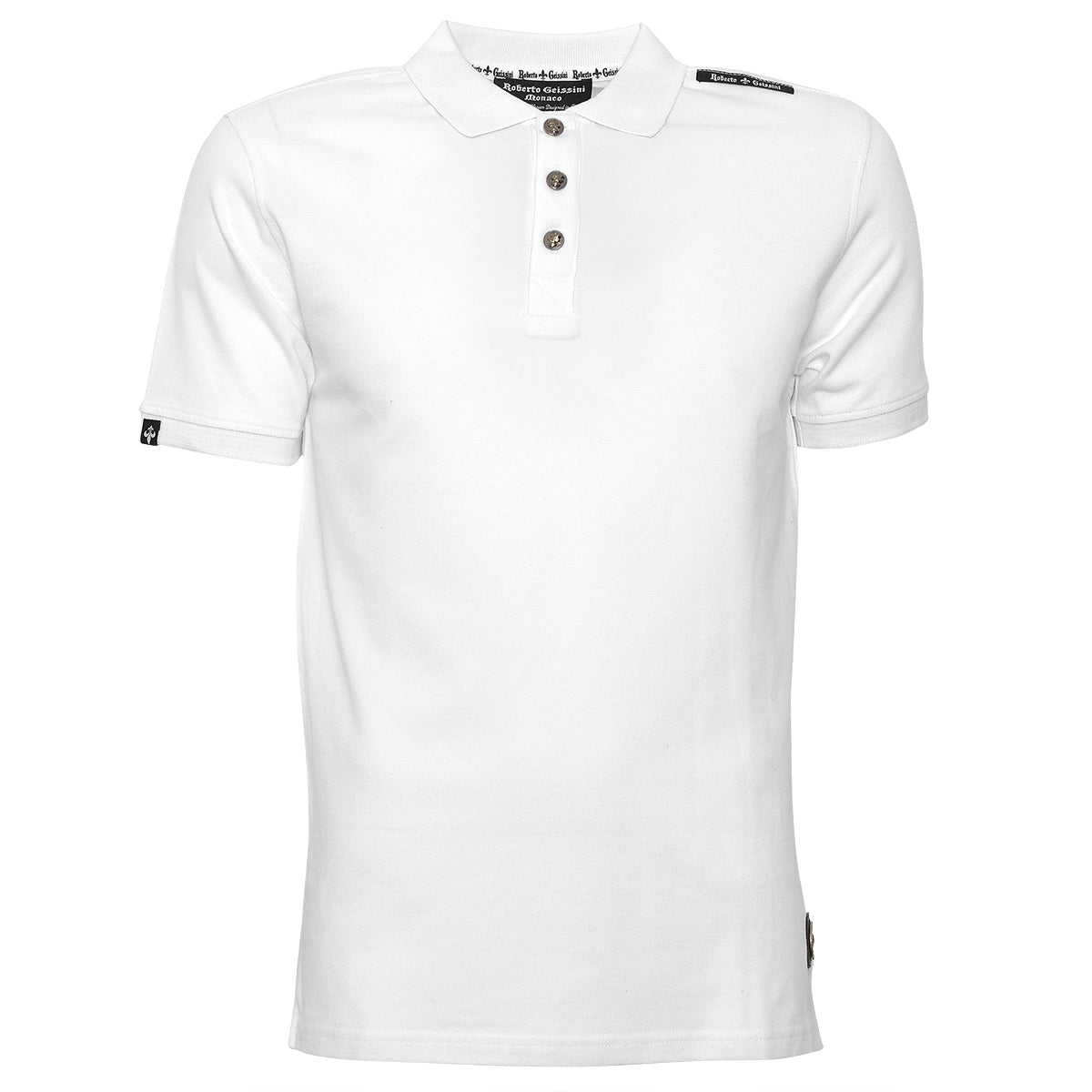 Basic Polo Weiß