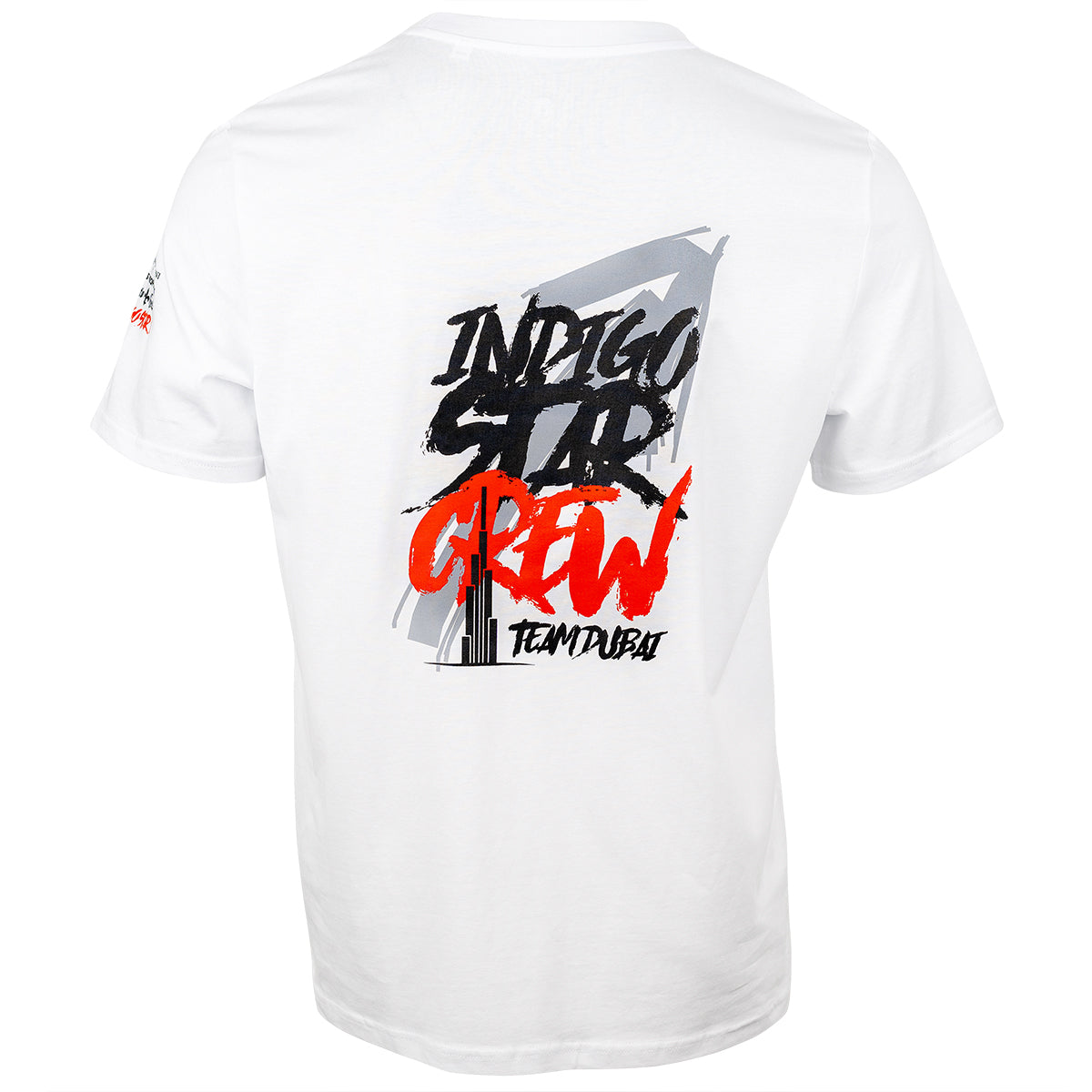 Indigo Star Crew T-Shirt Weiß