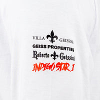 Indigo Star Crew T-Shirt Weiß