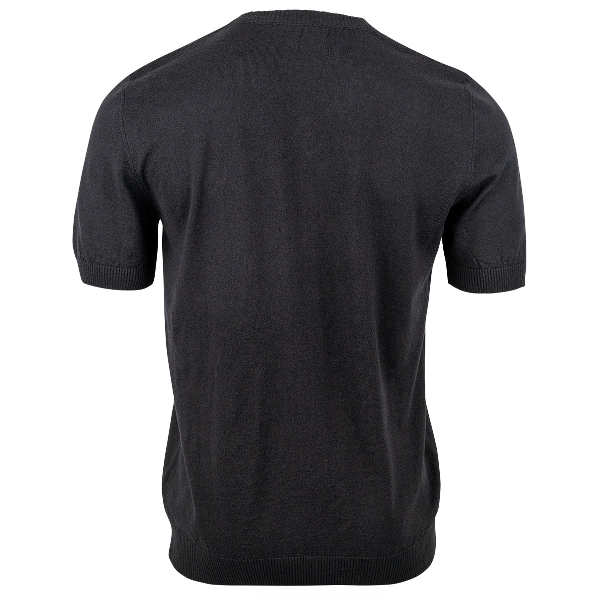 Luxury Knitted T-Shirt Black