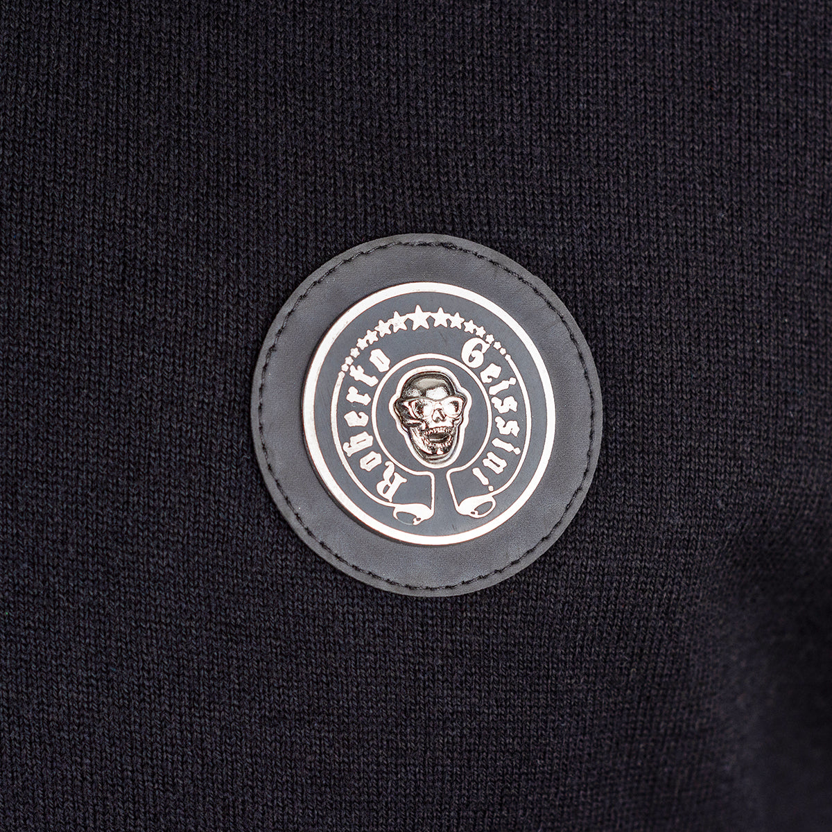 Luxury Knitted T-Shirt Black