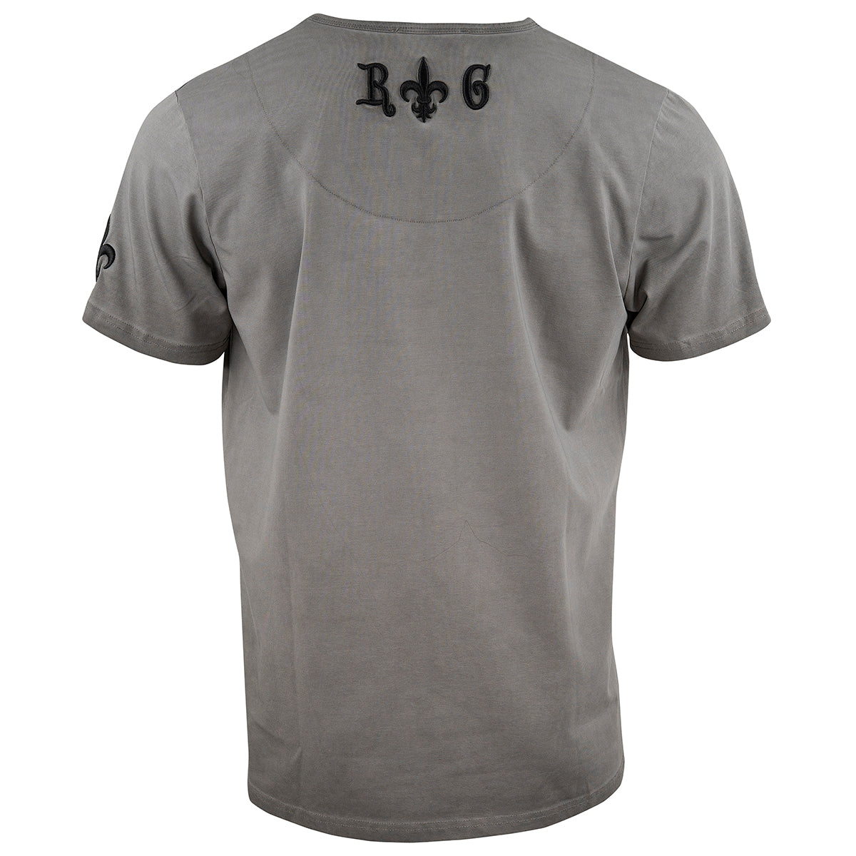 Cross stonewashed V-Neck T-Shirt