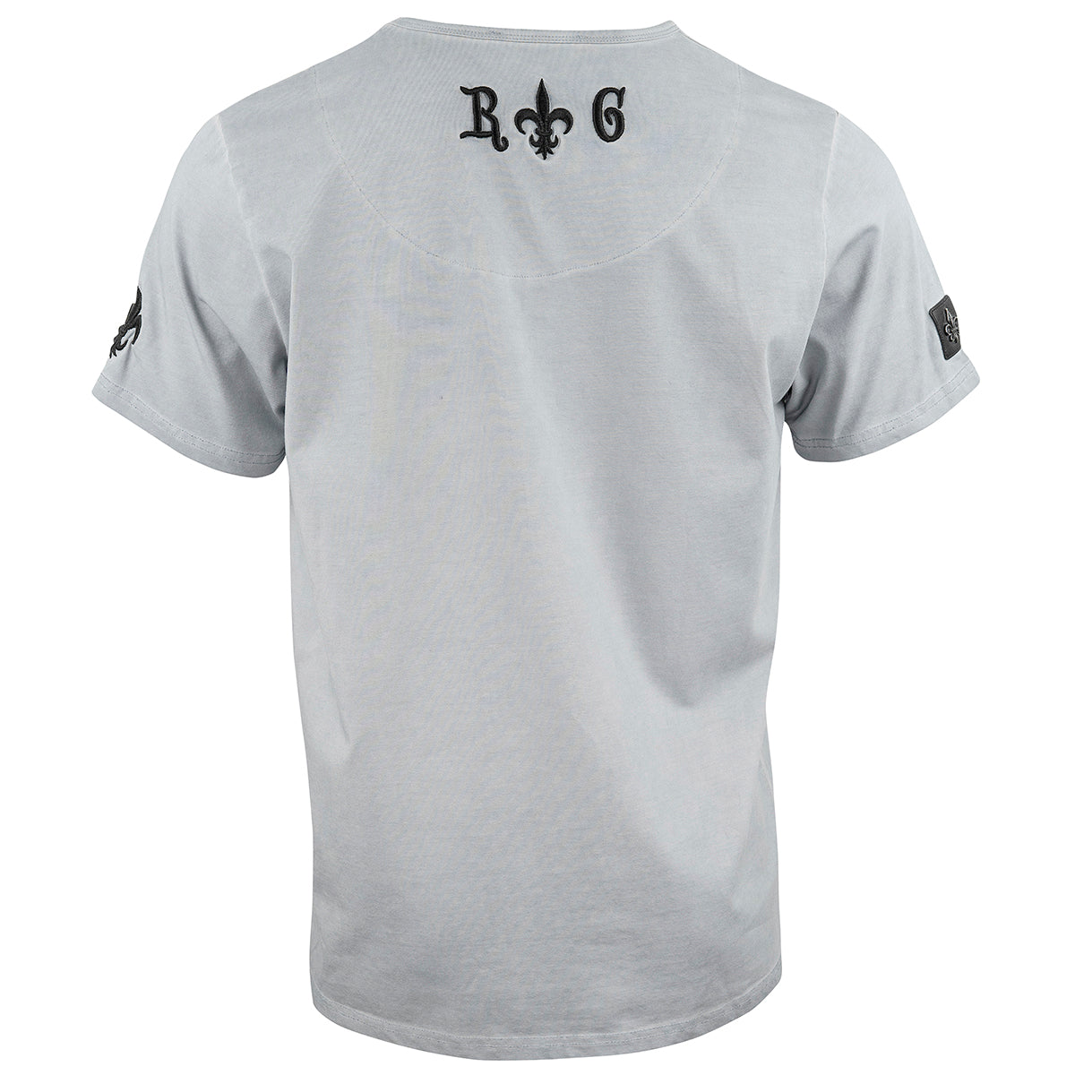 Cross stonewashed V-Neck T-Shirt