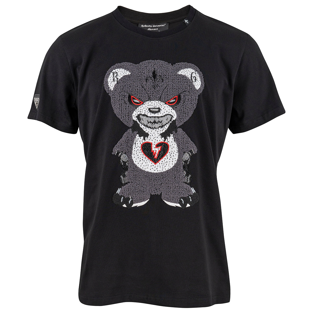 Angry Bear T-Shirt Schwarz