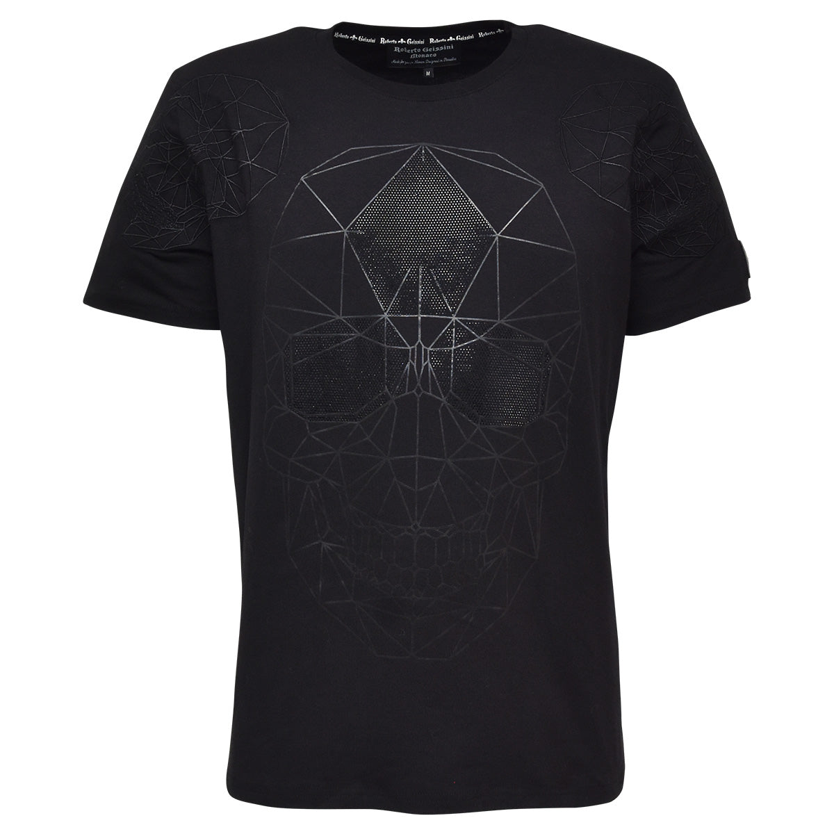 Invisible Skull T-Shirt Black
