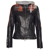 Maylin Leather Jacket Black