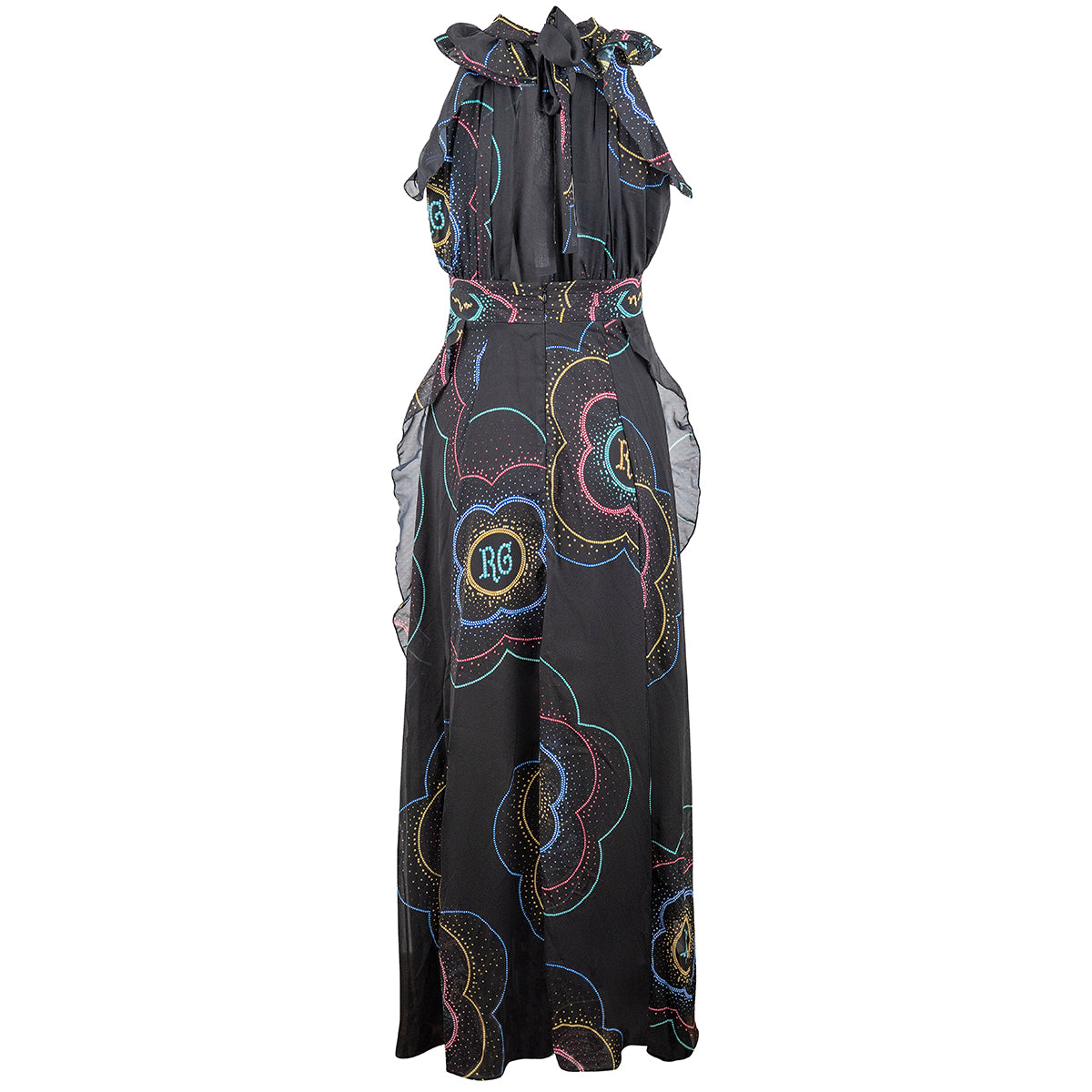 Kleid Diamant-Flower-Lang