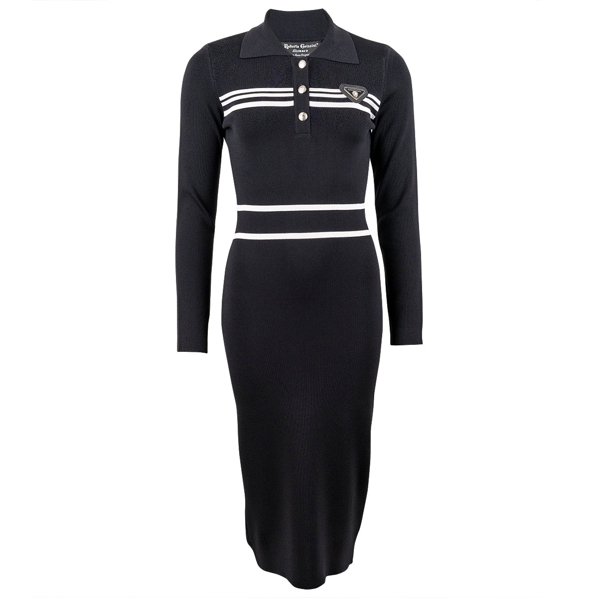 Strickkleid Lady Schwarz