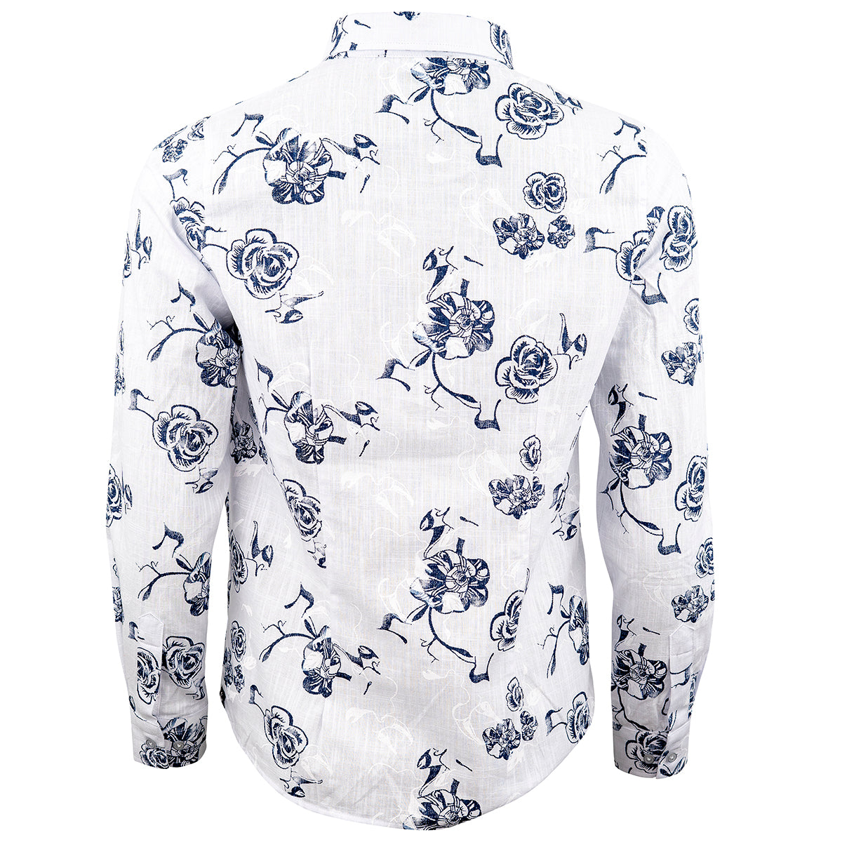 Leinen Bluse Casual-weiss-beige