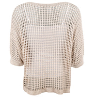 knitted sweater style beige