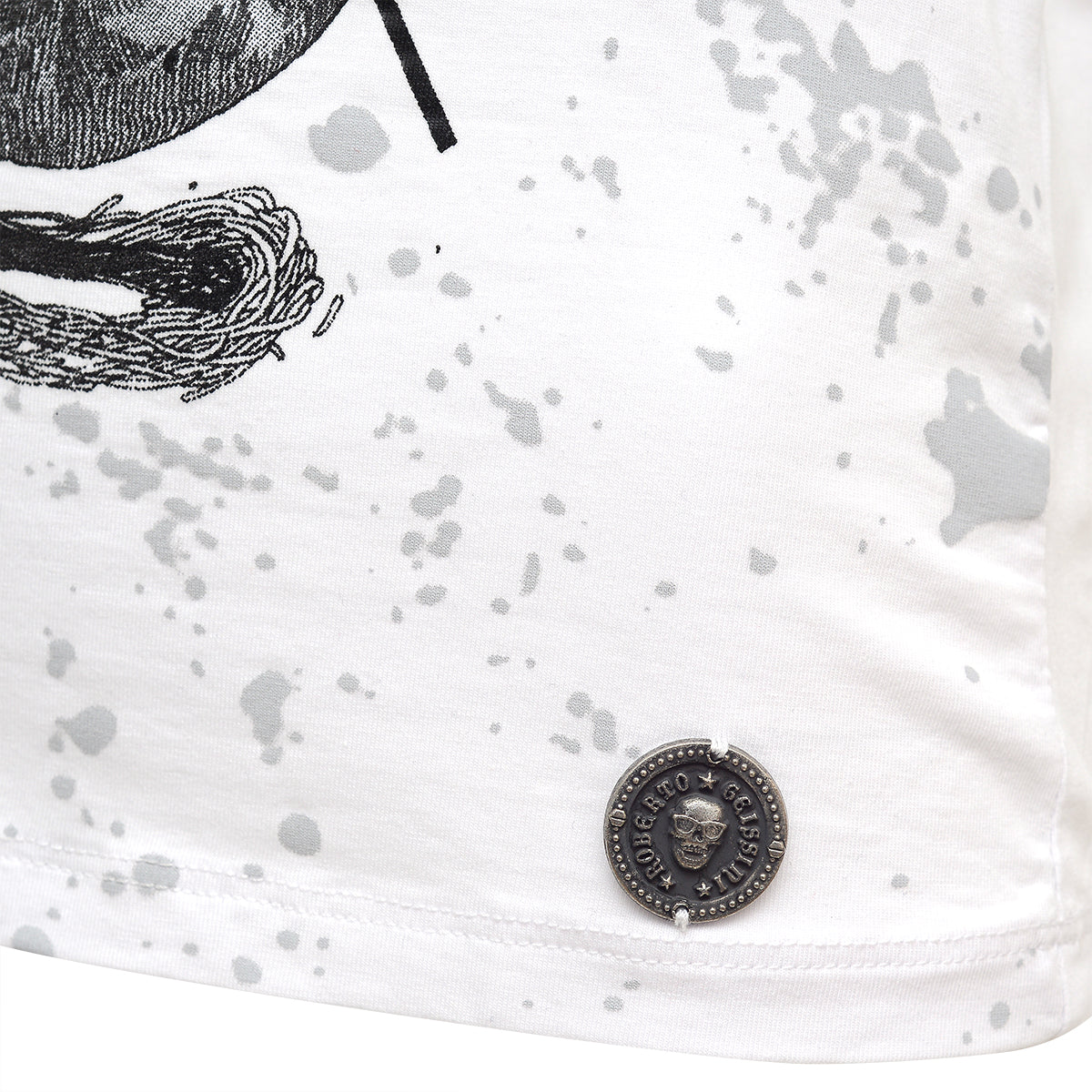 Skull The Change Top White