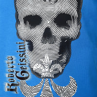Mystic Skull T-Shirt Blue