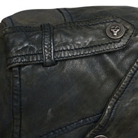 Fleming Leather Jacket Brown