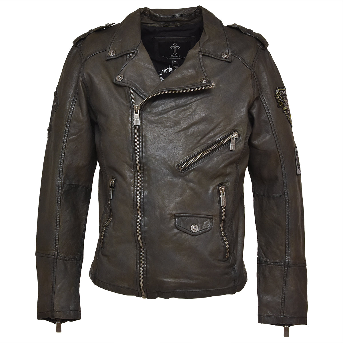 Fleming Leather Jacket Brown
