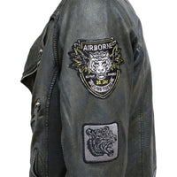 Fleming Leather Jacket Brown