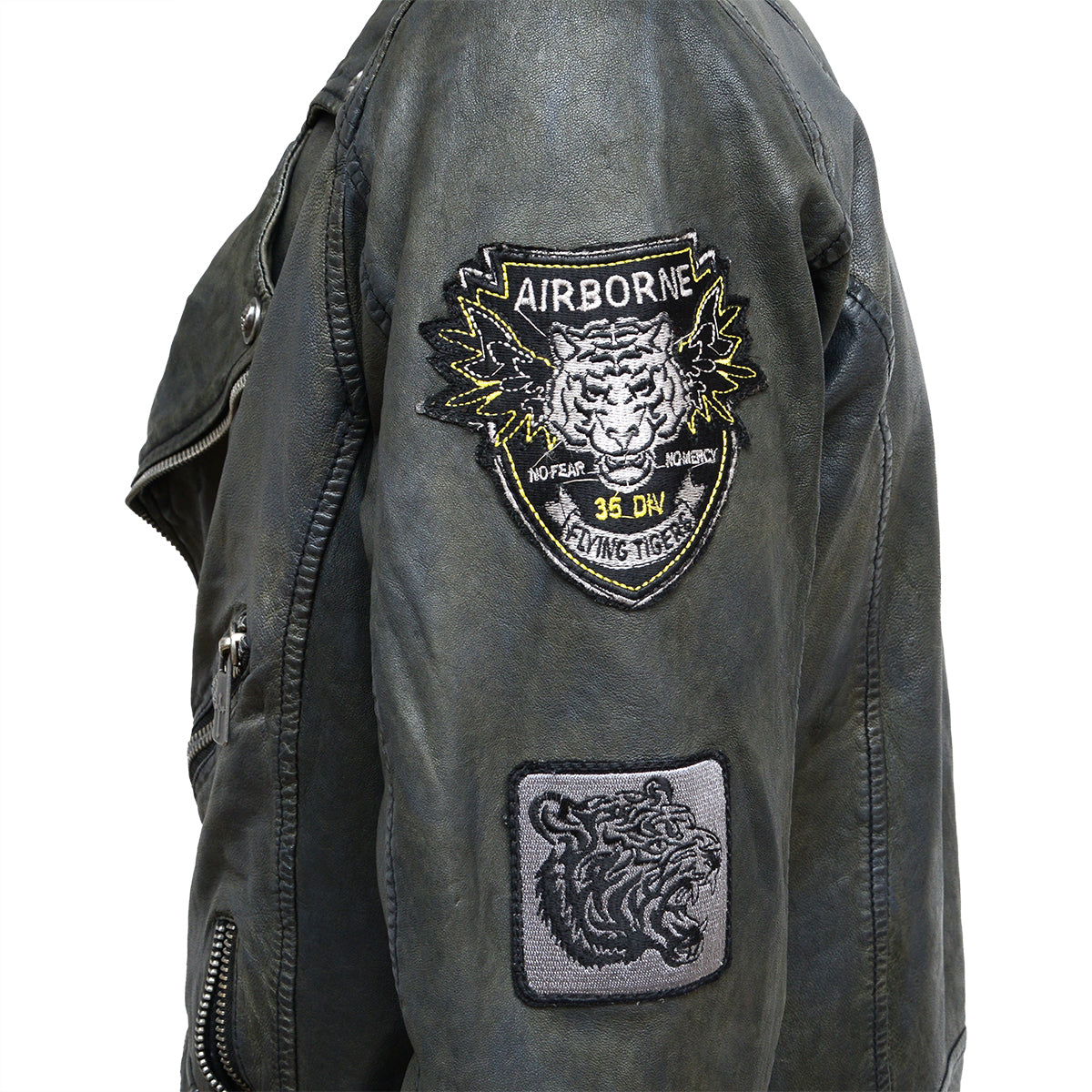 Fleming Leather Jacket Brown