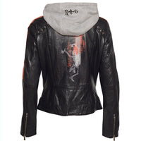 Maylin Leather Jacket Black
