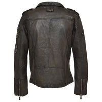 Fleming Leather Jacket Brown