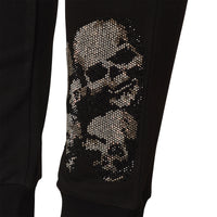 Little Silver Skull Jogginghose Schwarz