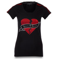 Broken Heart T-Shirt Schwarz