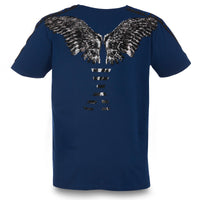 Angel Wings T-Shirt Blue