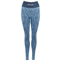 Sport Leggings Zebra Blau