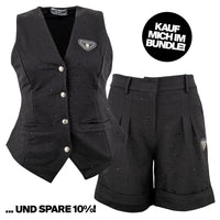 Queen Strickshorts Schwarz