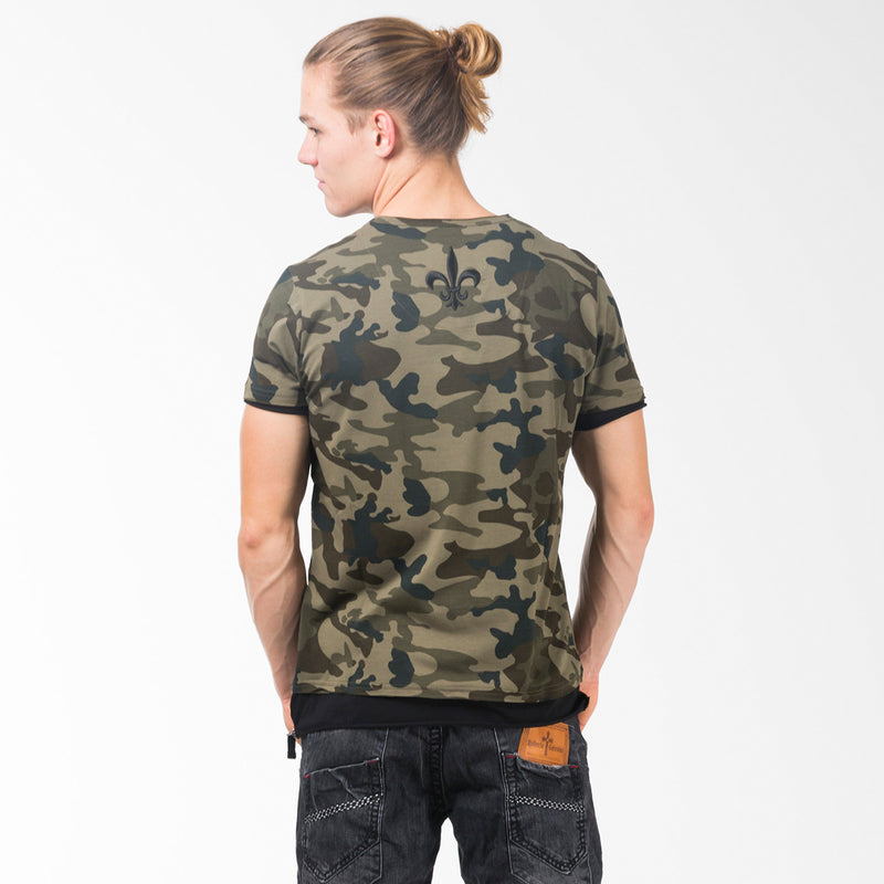 Camouflage T-Shirt Grün