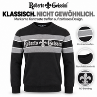 Classic Strickpullover Schwarz