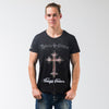 Cross Vintage T-Shirt Schwarz