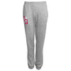 Stripe Jogging Pants Gray Pink