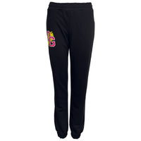 Stripe Jogging Pants Black Pink