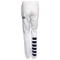 Stripe Jogging Pants White Black