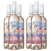 6 bottles Villa Geissini Giulia Pinot Grigio Rose IGT 0.75l 12% VOL