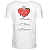 Heart T-Shirt White Unisex