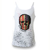 American Skull Top White