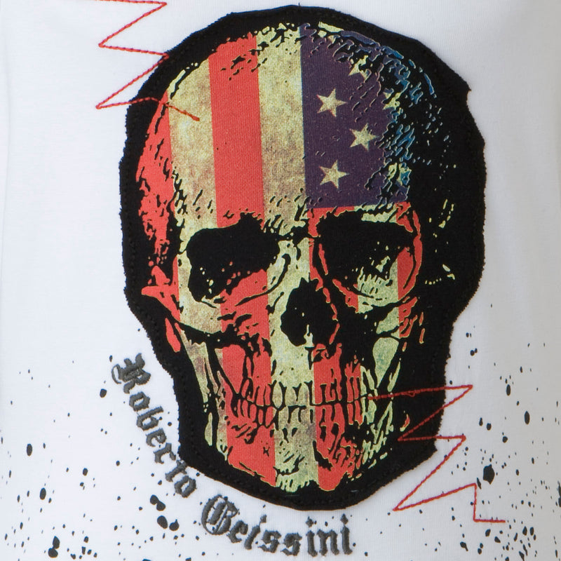 American Skull Top Weiß