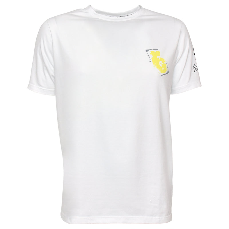 X T-Shirt White Yellow