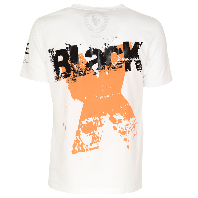 X T-Shirt White Orange