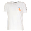 X T-Shirt Weiß Orange