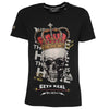 Skull Crown T-Shirt Schwarz Unisex