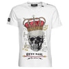 Skull Crown T-Shirt White Unisex