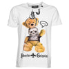 Skull Bear T-Shirt Weiß Unisex