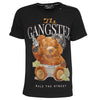 Gangster Bear T-Shirt Schwarz Unisex