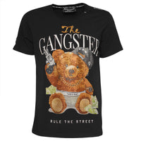 Gangster Bear T-Shirt Black Unisex