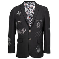 Crazy Herren Blazer-black