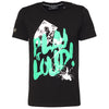 Play It Loud T-Shirt Schwarz Grün